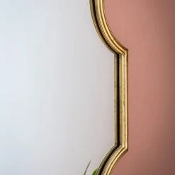 Gallery Interiors Kali Wall Mirror In Gold -Best Home Decor Store 5059413703645 02
