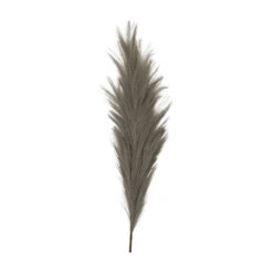 Gallery Interiors Set Of 3 Feathered Stem Grey