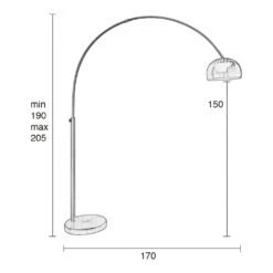 Zuiver Olivia's Nordic Living Collection - Ferre Floor Lamp In Silver -Best Home Decor Store 5100030 08