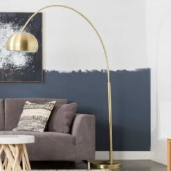 Zuiver Metal Bow Floor Lamp In Brass -Best Home Decor Store 5100047 6 MAIN Lifestyle 1500x1500 1