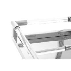 Premier® Olivia's Luxe Collection - Silver And Acrylic Tray -Best Home Decor Store 5505717 mac 01 Medium 20