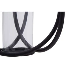 Premier® Olivia's Abi Matt Black Medium Candle Holder -Best Home Decor Store 5505897 06