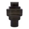 Premier® Olivia's Cadence Small Glass Vase In Black Smoke