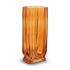 Premier® Olivia's Eden Large Glass Vase In Orange -Best Home Decor Store 5506246 0300