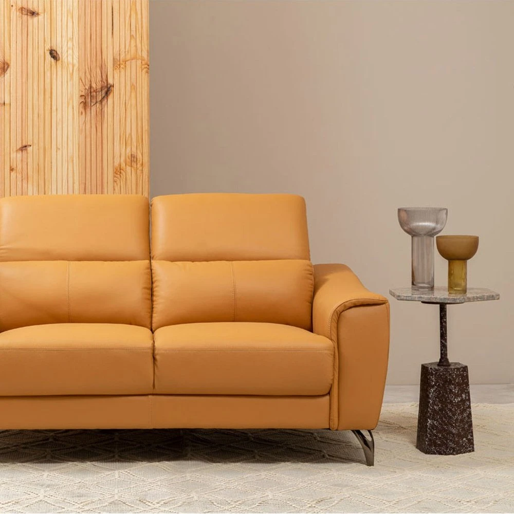 Premier® Olivia's Esme Small Glass Vase In Ochre 3 Premier® Olivia's Esme Small Glass Vase In Ochre - Image 3