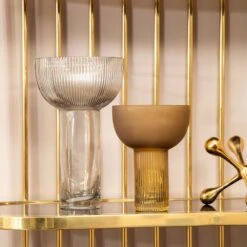 Premier® Olivia's Esme Small Glass Vase In Ochre 8 Premier® Olivia's Esme Small Glass Vase In Ochre -Best Home Decor Store 5506256 liv 02