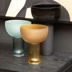 Premier® Olivia's Esme Large Glass Vase In Navy Blue -Best Home Decor Store 5506257 liv 01