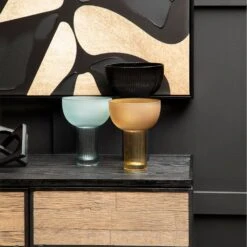 Premier® Olivia's Esme Large Glass Vase In Navy Blue -Best Home Decor Store 5506257 liv 03