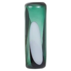 Premier® Olivia's Hannah Large Glass Vase In Green & Black & White -Best Home Decor Store 5506326 0200