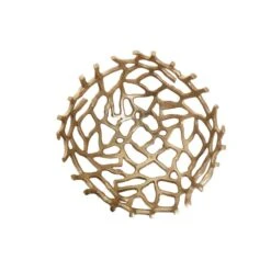 Premier® Olivia's Pramoda Small Coral Effect Bowl In Gold -Best Home Decor Store 5509059 0300