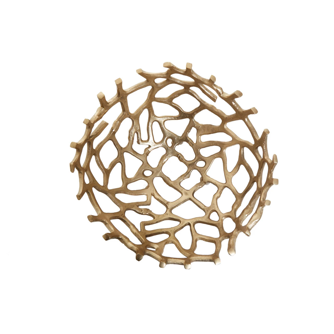 Olivia's Pramoda Small Coral Effect Bowl In Gold | Outlet 3 Olivia's Pramoda Small Coral Effect Bowl In Gold | Outlet - Image 3