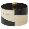 Premier® Olivia's Large Black & White Trinket Box