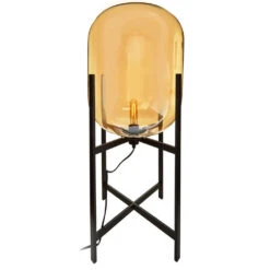 Premier® Olivia's Soft Industrial Collection - Tinto Champagne Glass Floor Lamp