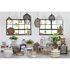 Light & Living Damili Rhombus Print Square Cushion Black White 10 Light & Living Damili Rhombus Print Square Cushion Black White -Best Home Decor Store 6816112 20 02