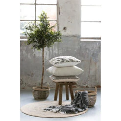 Light & Living Damili Rhombus Print Square Cushion Black White 11 Light & Living Damili Rhombus Print Square Cushion Black White -Best Home Decor Store 6816112 20 04