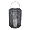 Olivias Molly Large Mesh Metal Round Lantern In Black