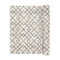 Broste Copenhagen Janson Rug Ivory And Black