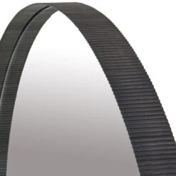 Libra Interiors Knightsbridge Round Mirror Dark Bronze Finish 80 Cm Diameter -Best Home Decor Store 703752 03