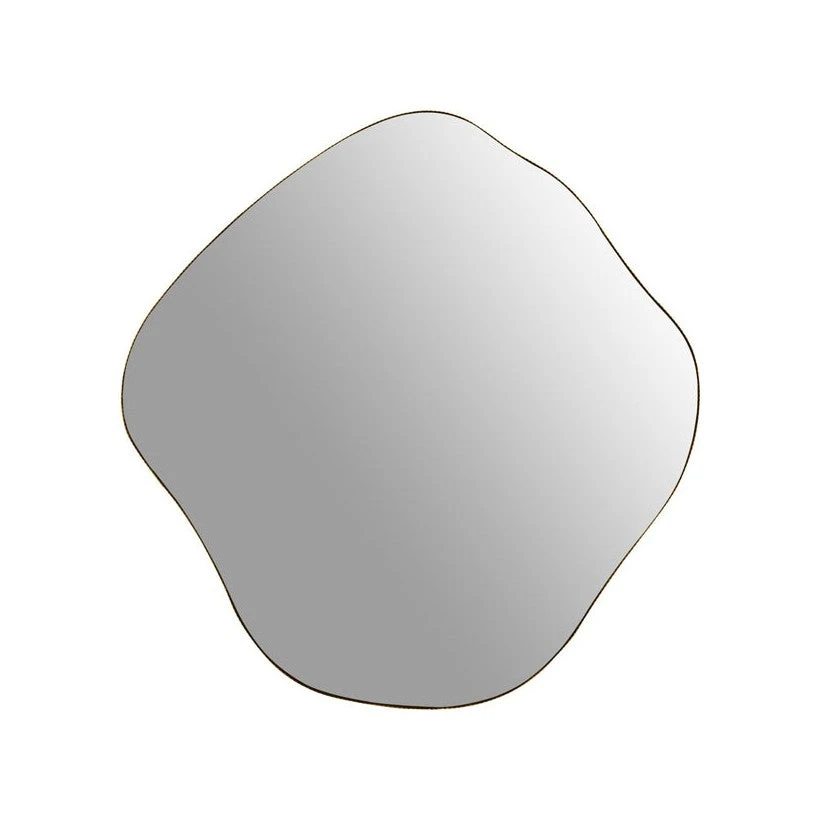 Libra Interiors Organic Wall Mirror Aged Champagne 5 Libra Interiors Organic Wall Mirror Aged Champagne - Image 5