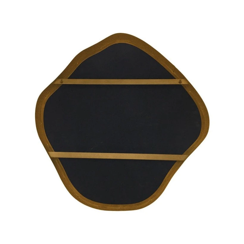 Libra Interiors Organic Wall Mirror Aged Champagne 3 Libra Interiors Organic Wall Mirror Aged Champagne - Image 3