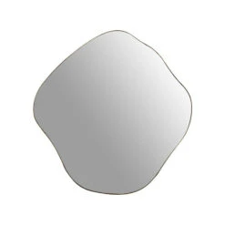 Libra Interiors Organic Wall Mirror Aged Champagne