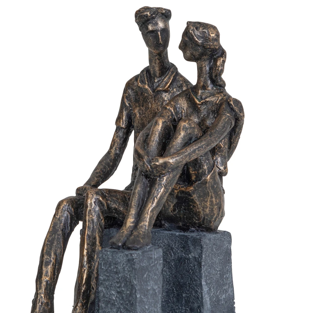 Libra Interiors Bronze Blocks Couple 4 Libra Interiors Bronze Blocks Couple - Image 4