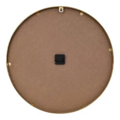 Libra Interiors Riley 60 Cm Gold And Wood Effect Wall Clock -Best Home Decor Store 704164 02