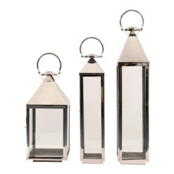Libra Interiors Iconic Brompton Short Lantern Polished Nickel -Best Home Decor Store 704226 G