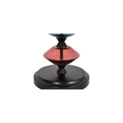 Libra Interiors Eva Table Lamp In Ebony Black And Green Glass (Base Only) -Best Home Decor Store 704266 04