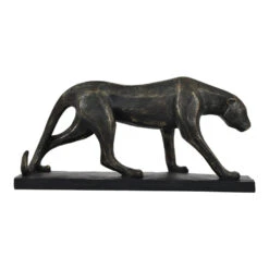 Libra Interiors Cubist Resin Leopard Sculpture -Best Home Decor Store 704294 02
