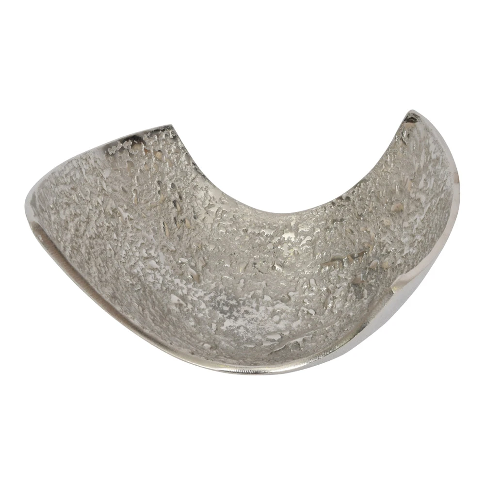 Libra Interiors Iconic Silver Peel Bowl Small 2 Libra Interiors Iconic Silver Peel Bowl Small - Image 2