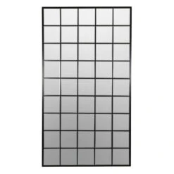 Libra Interiors Blakely Floor Standing Cheval Mirror Black