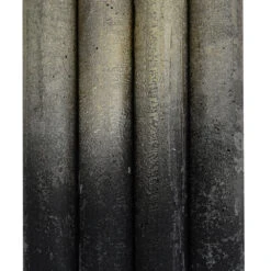 Libra Interiors Set Of 4 Black And Gold Ombre Dinner Candles -Best Home Decor Store 704684 03