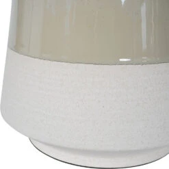 Libra Interiors Canterbury Soft Green Dipped Glaze Table Lamp With Ivory Coolie Shade -Best Home Decor Store 704859 503