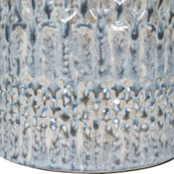 Libra Interiors Stormy Sky Glaze Table Lamp With Cream Drum Shade 14 Libra Interiors Stormy Sky Glaze Table Lamp With Cream Drum Shade -Best Home Decor Store 704862 515