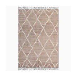 Libra Interiors Laridel Punja Kelim Rug In Natural & Ivory 160x230cm