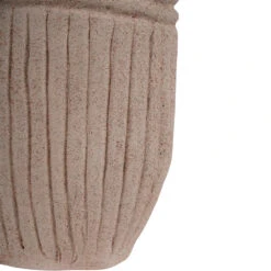 Libra Interiors Brushed Sand Textured Finish Vase -Best Home Decor Store 705063 04