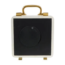 Libra Interiors Kimberley Cream & Gold Mantel Clock -Best Home Decor Store 705305 02