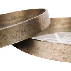 Libra Interiors Palm Tree Set Of 2 Decorative Trays -Best Home Decor Store 705371 04