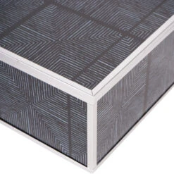 Libra Interiors Squares Pattern Set Of 2 Decorative Boxes -Best Home Decor Store 705377 03