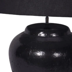 Libra Interiors Skyline Black Terracotta Table Lamp -Best Home Decor Store 705478 02