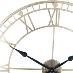 Olivia's Jaylin Antique Metal Round Wall Clock In Gold -Best Home Decor Store 75 166 zz 003