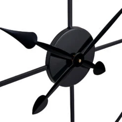Olivia's Donnie Metal Round Skeleton Wall Clock In Black 16 Olivia's Donnie Metal Round Skeleton Wall Clock In Black -Best Home Decor Store 75 227 zz 005