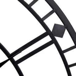 Olivia's Donnie Metal Round Skeleton Wall Clock In Black 17 Olivia's Donnie Metal Round Skeleton Wall Clock In Black -Best Home Decor Store 75 227 zz 006