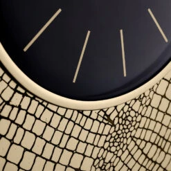 Olivia's Maggie Wall Clock In Brass Croc -Best Home Decor Store 75 235 zz 007