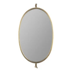 Zuiver Olivia's Nordic Living Collection - Lasse Wall Mirror In Brass