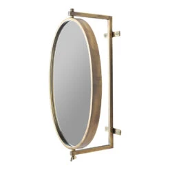 Zuiver Olivia's Nordic Living Collection - Lasse Wall Mirror In Brass -Best Home Decor Store 8100028 01