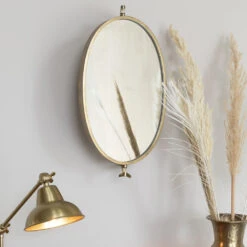 Zuiver Olivia's Nordic Living Collection - Lasse Wall Mirror In Brass -Best Home Decor Store 8100028 08