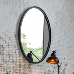 Zuiver Olivia's Nordic Living Collection - Mo Oval Mirror In Black -Best Home Decor Store 8100037 3