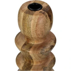 Libra Interiors Wooden Candle Stick In Beige -Best Home Decor Store 902359 C